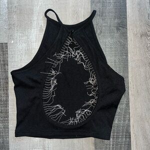 cowgirl rhinestone tank